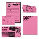 Neenah Paper Astrobrights Colored Paper 24lb 8-1/2 x 11 Pulsar Pink 500 Sheets/Ream 21031