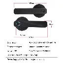 OWSOO Intelligent Door Lock,Lock Handle Set Office Set Support Key Door Lock Apartment Unlock Tuya App Lock Keyless Door Support Key Unlock App BT Handle Set Support smart locks door Lock WiFi Door