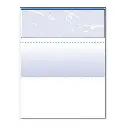 Security Business Checks, 11 Features, 8.5 x 11, Blue Marble Top, 500/Ream
