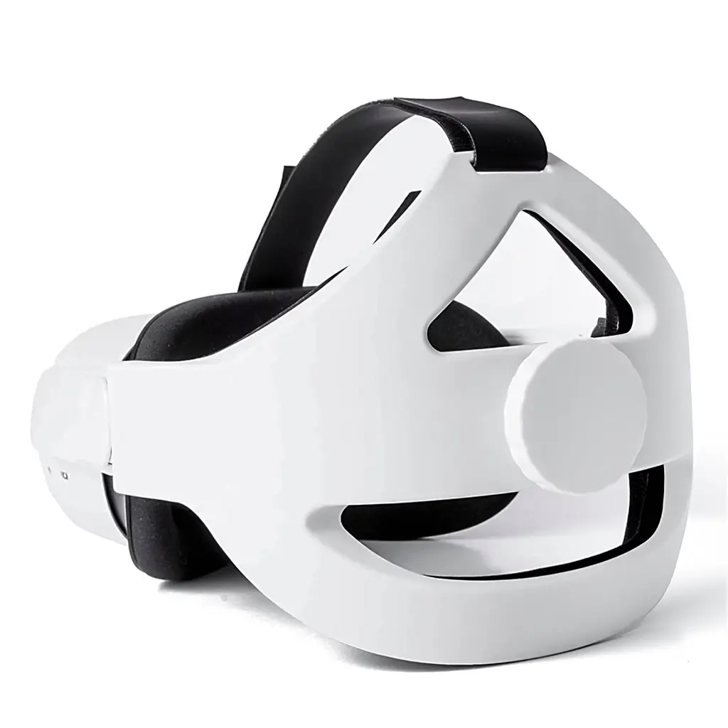 TSV Adjustable Head Strap Fit for Oculus Quest 2 VR Headset with Head Cushion, Replacement Elite Strap for Meta/Oculus Quest 2, Comfortable Protective Head Strap Enhanced Support Reduce Pressure