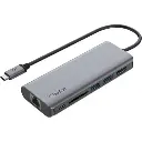 Belkin USB C Hub, 6-in-1 MultiPort Adapter Dock with 4K HDMI, USB-C 100W PD Pass-Through Charging, 2 x USB A