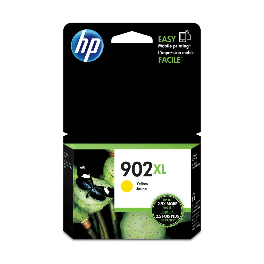HP 902XL High Yield Ink Cartridge - Yellow